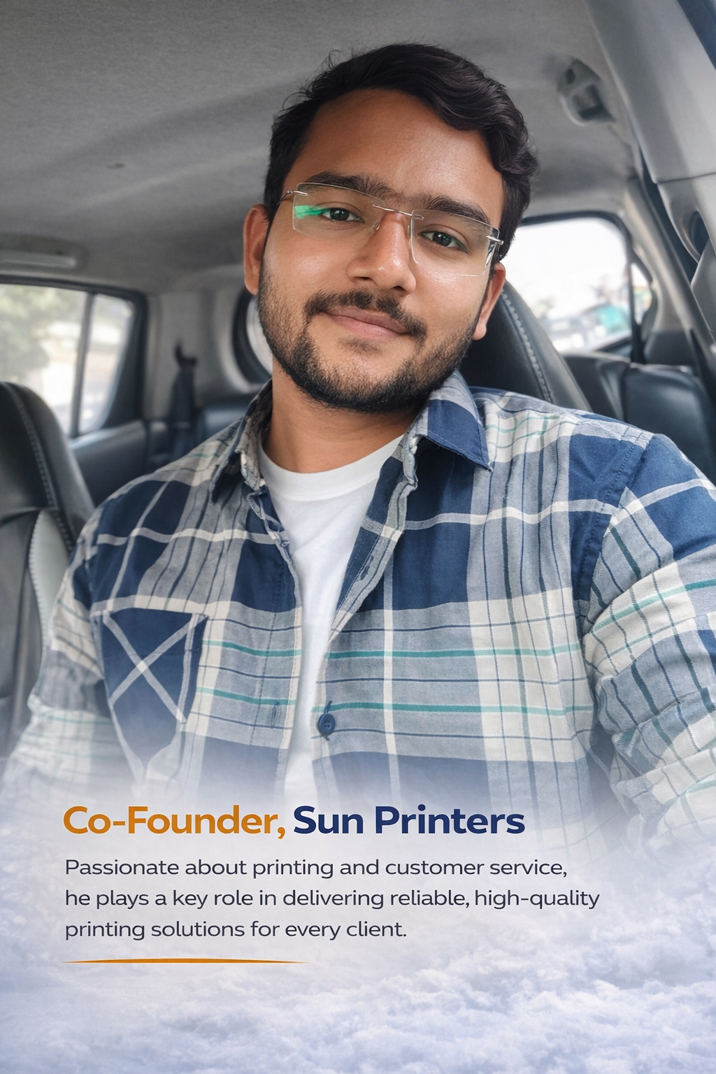 Ayush Gautam - Co-Founder of Sun Printers