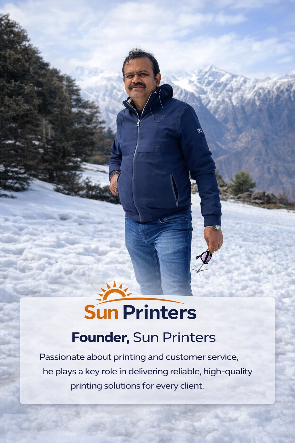 Shivmani Gautam - Co-Founder of Sun Printers